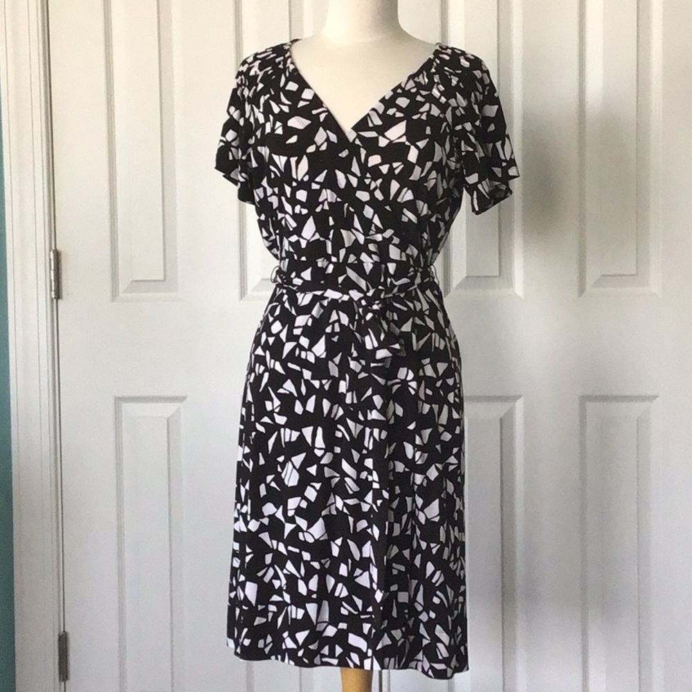 Brown Wrap dress